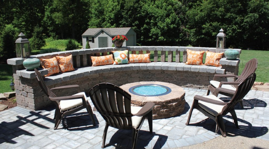 Fire Pits The Bauer Company, Square Backyard Fire Pit